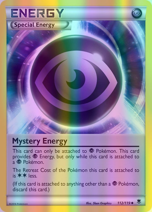 Mystery Energy - 112/119 (PHF) Uncommon - Near Mint Reverse Holofoil