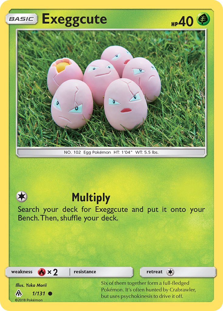Exeggcute - 001/131 (FLI) Common - Near Mint