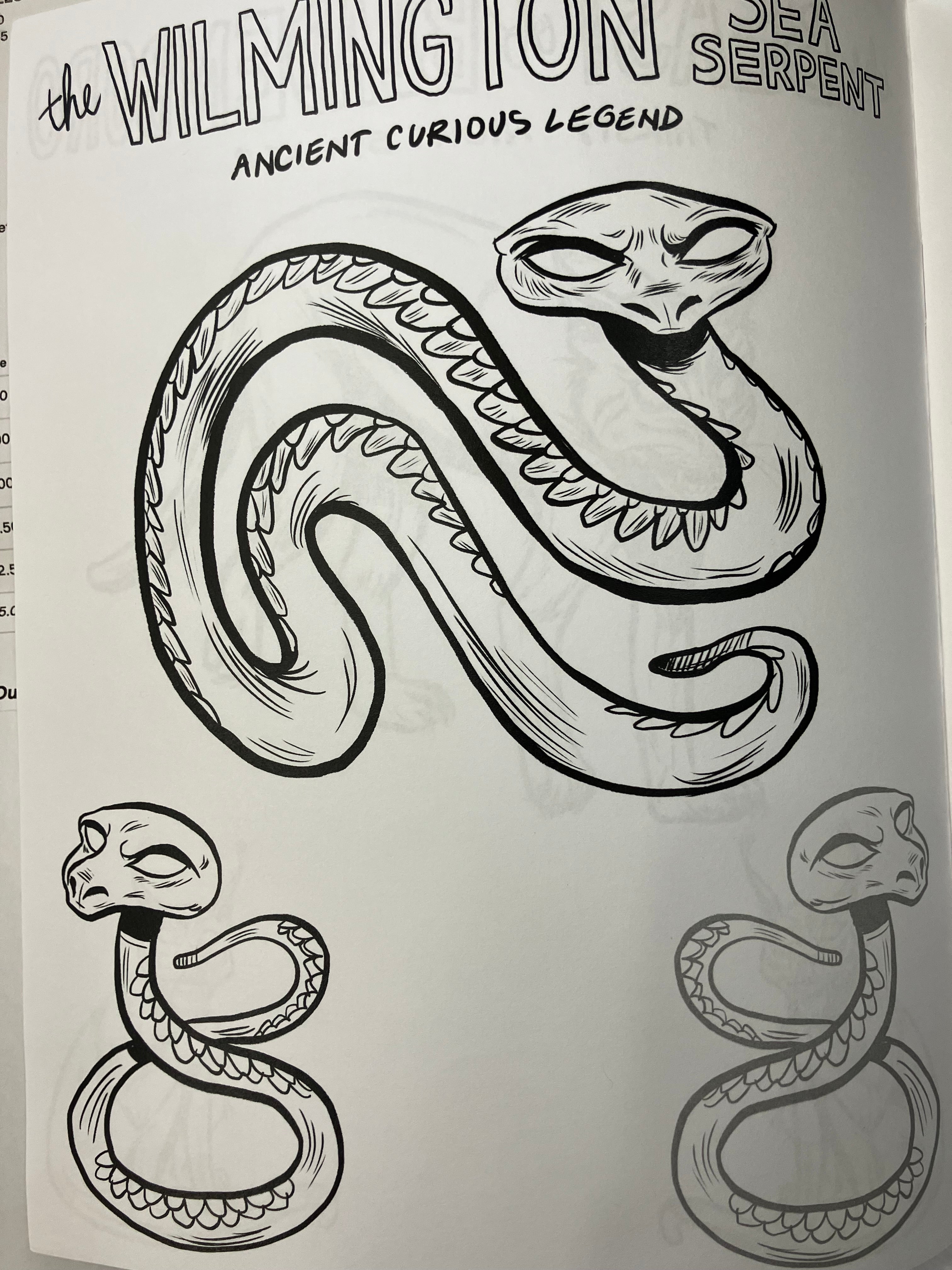 North Carolina Cryptids Coloring Book