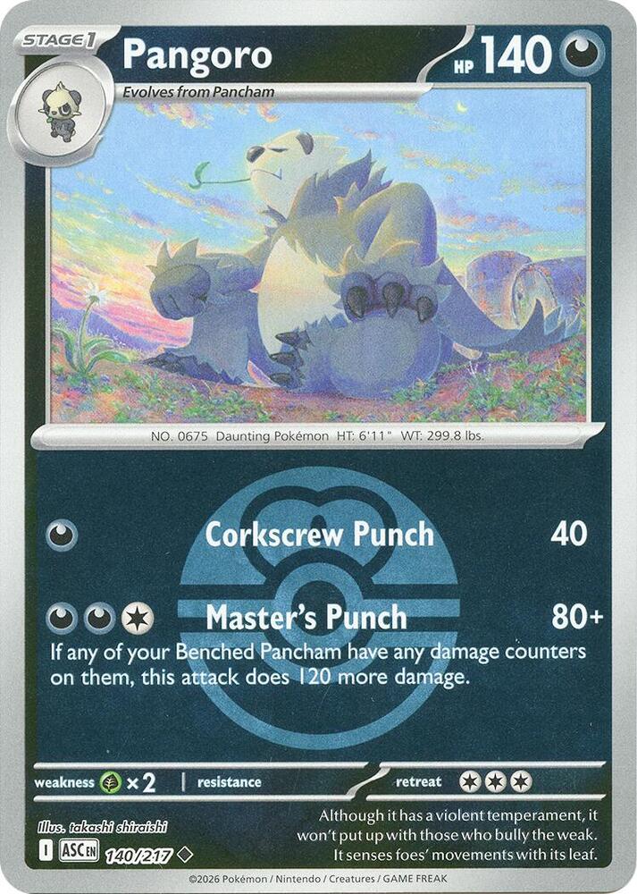 Pangoro (Love Ball) - 140/217 (ASC) Uncommon