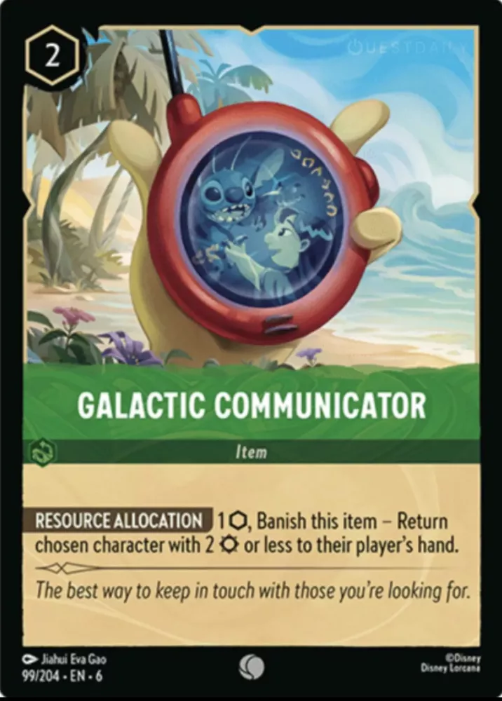 Galactic Communicator (Azurite Sea 099/204) Common - Near Mint