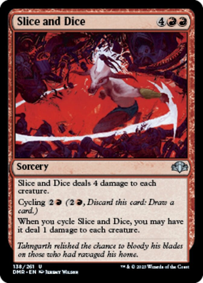 Slice and Dice (DMR-U)
