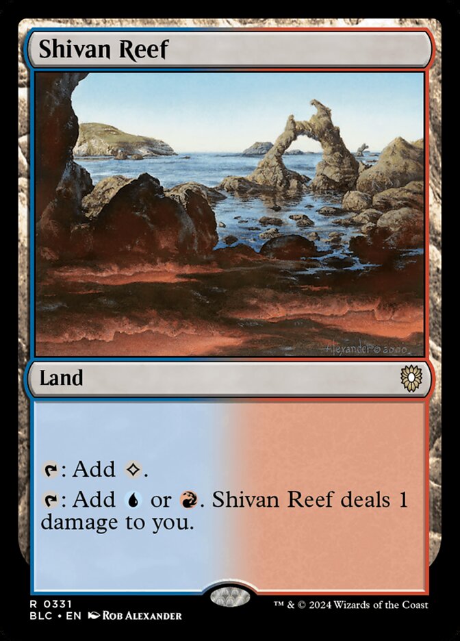 Shivan Reef [ #0331 ] (BLC-R) Light Play