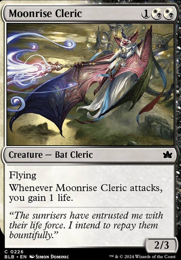 Moonrise Cleric [#0226] (BLB-C)