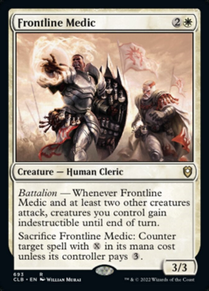 Frontline Medic [#693 Commander Decks] (CLB-R)