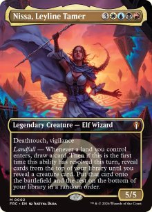 Nissa, Leyline Tamer [ #0002 Borderless ] (FRC-M)