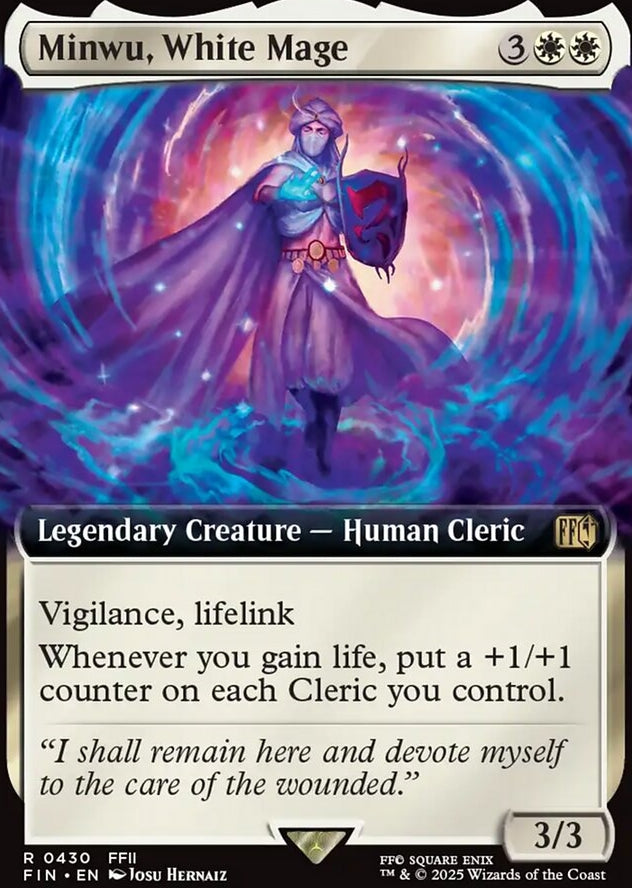 Minwu, White Mage [ #0430 Extended Art ] (FIN-R)