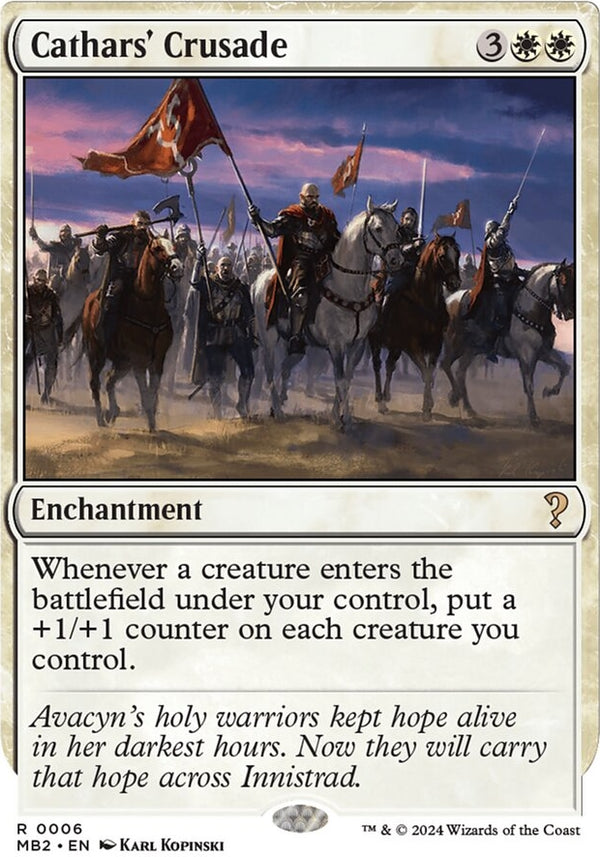 Cathars' Crusade [#0006 White-Border] (MB2-R)