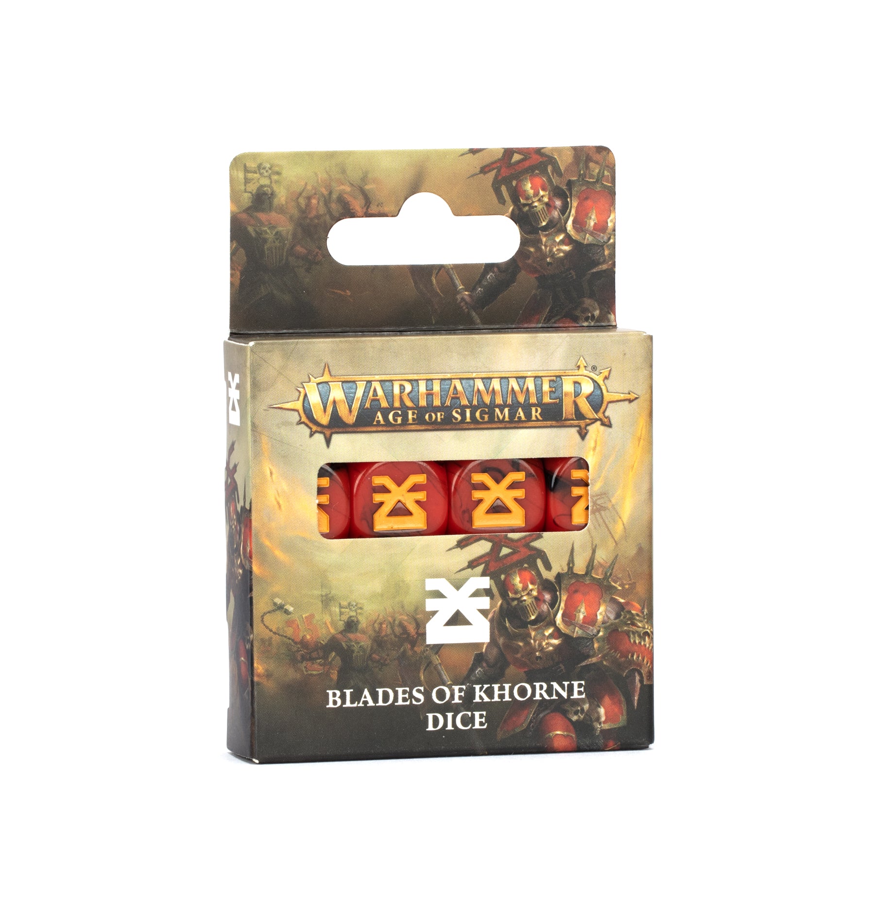 Citadel Hobby: Dice Set - Age of Sigmar: Chaos - Blades of Khorne (4th) (16)