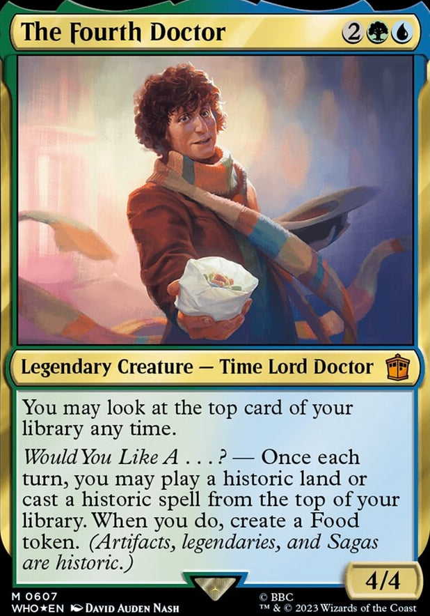 The Fourth Doctor [#0607 Surge Foil] (WHO-M)