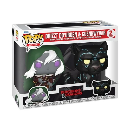 POP Figure Box Set: Dungeons & Dragons - Drizzt Do'urden & Guenhwyvar (2 Pack)