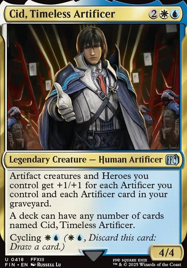 Cid, Timeless Artificer [ #0418 Alternate Art Cids ] (FIN-U)