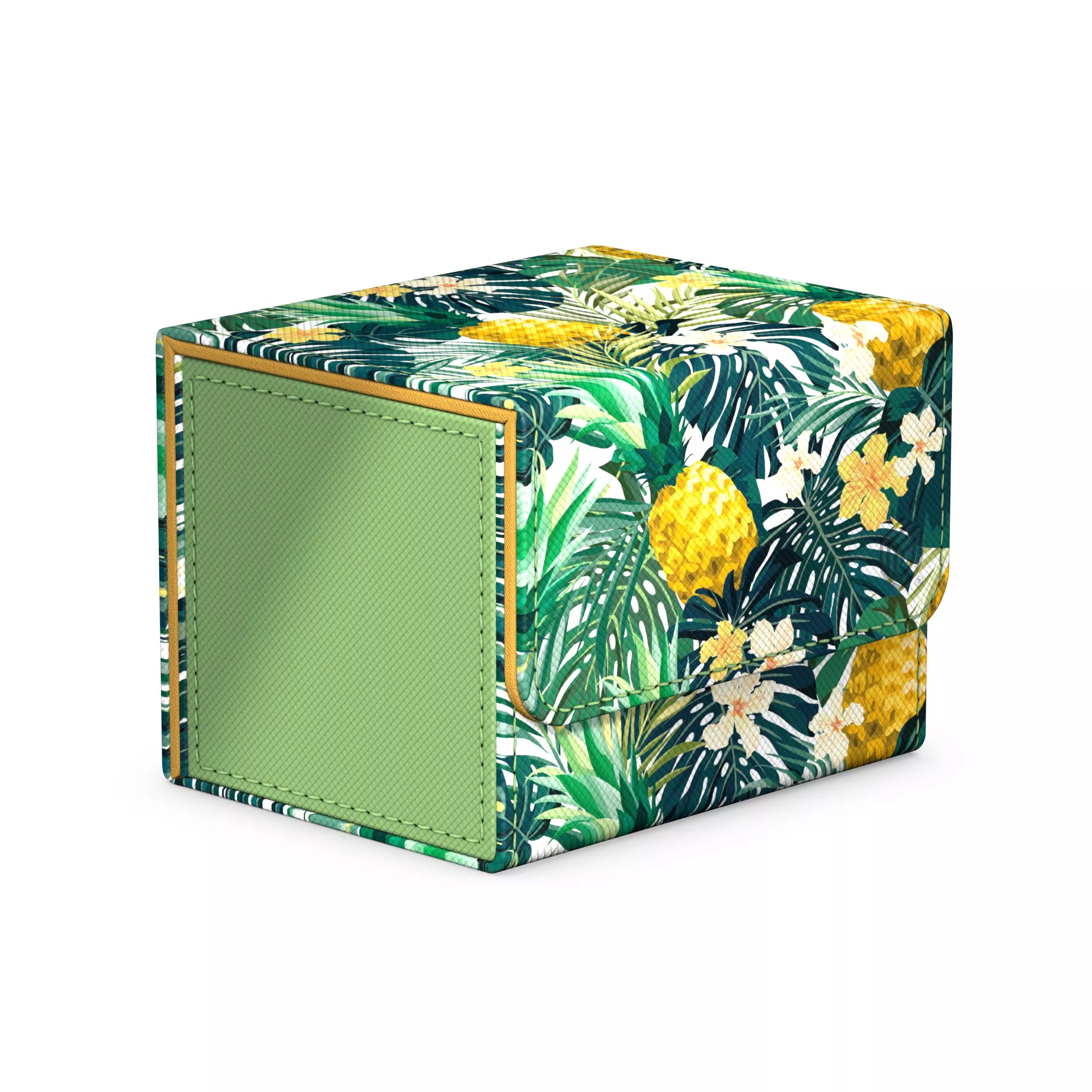 Ultimate Guard: Deck Case - Sidewinder 100+ XenoSkin -  Floral Places - Bahia Green