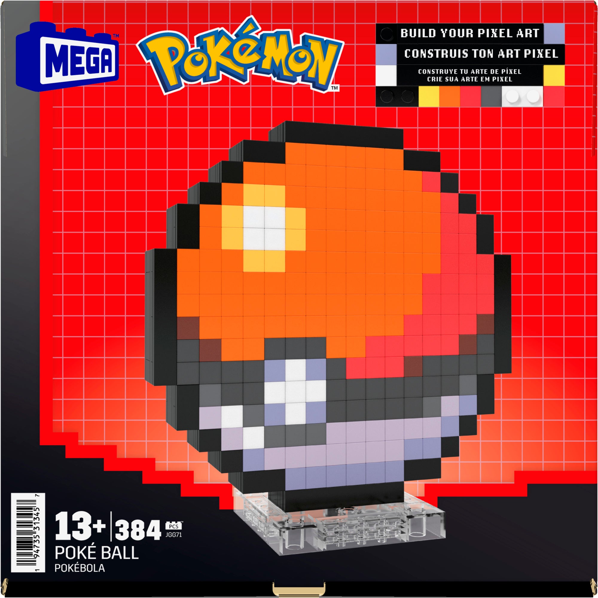 MEGA Pokemon Pixelated - Poke Ball