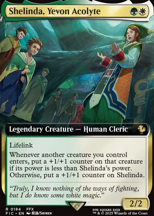Shelinda, Yevon Acolyte [ #0184 Extended Art ] (FIC-R)