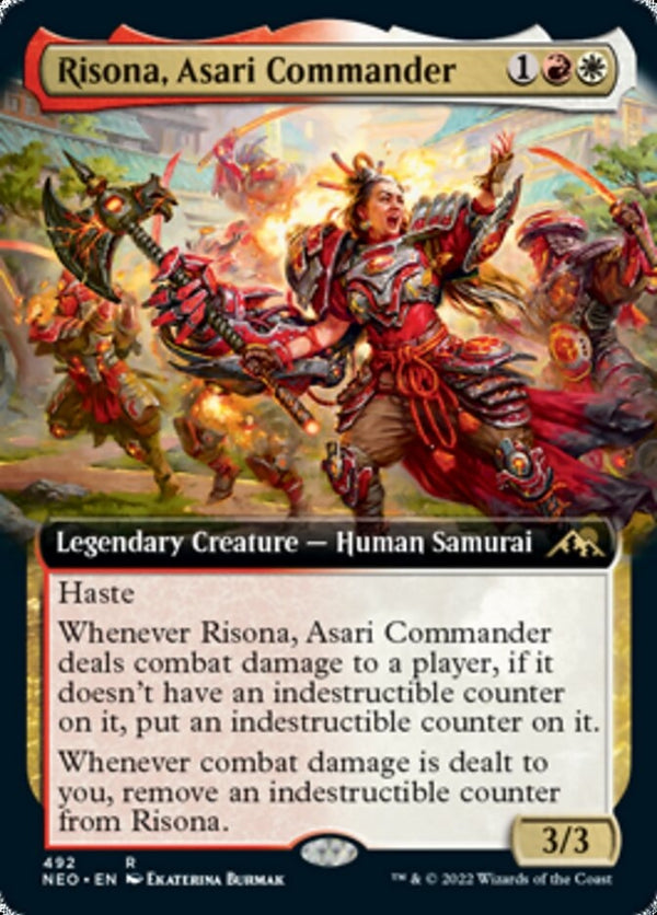 Risona, Asari Commander [#492 Extended Art] (NEO-R)