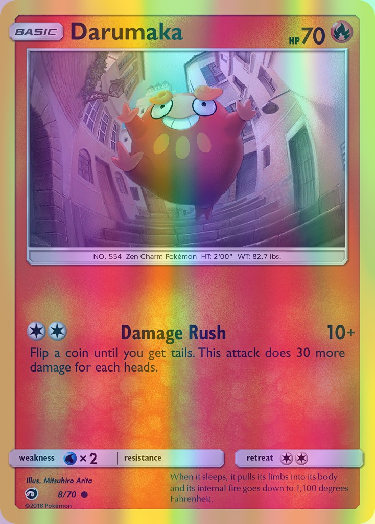 Darumaka - 08/70 (DRM) Common - Near Mint Reverse Holofoil