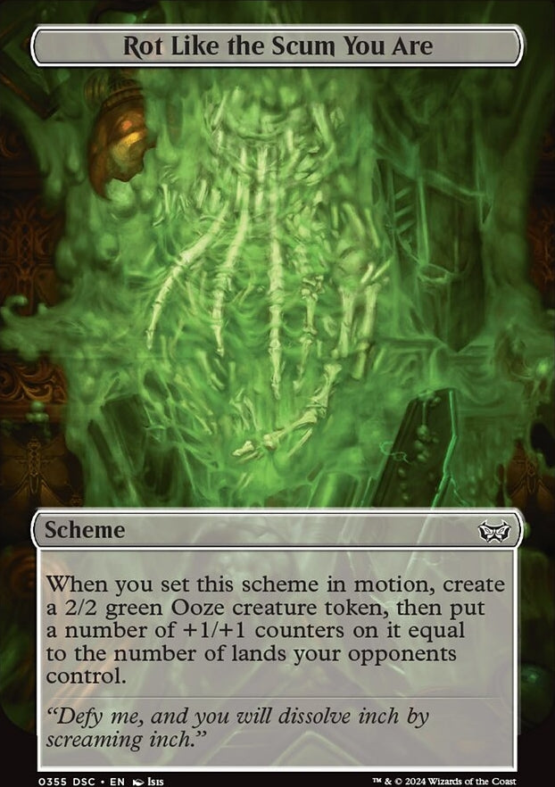 Rot Like the Scum You Are [#0355 Scheme] (DSC-C-FOIL)