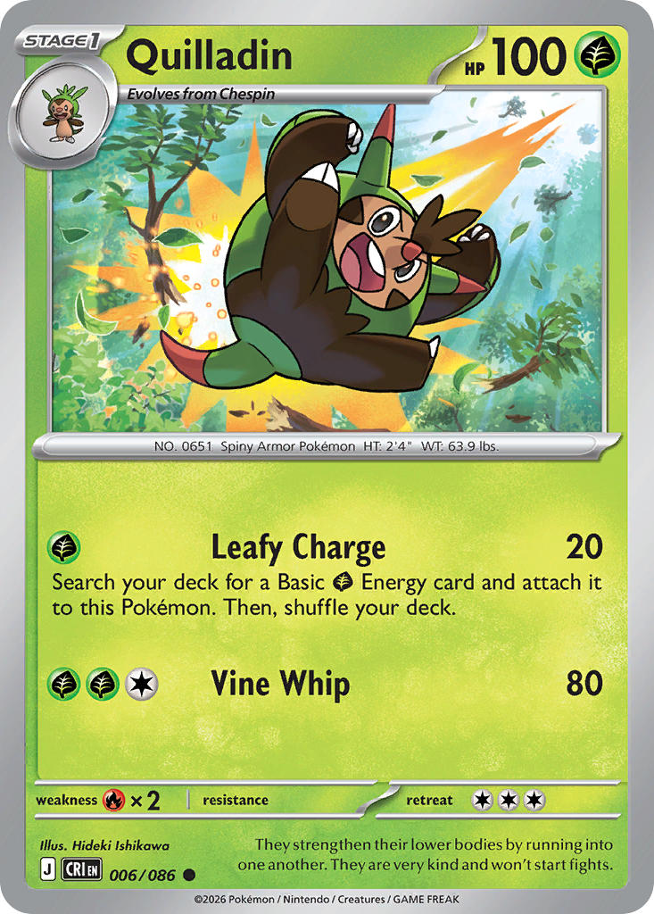 Quilladin - 006/086 (CRI) Common