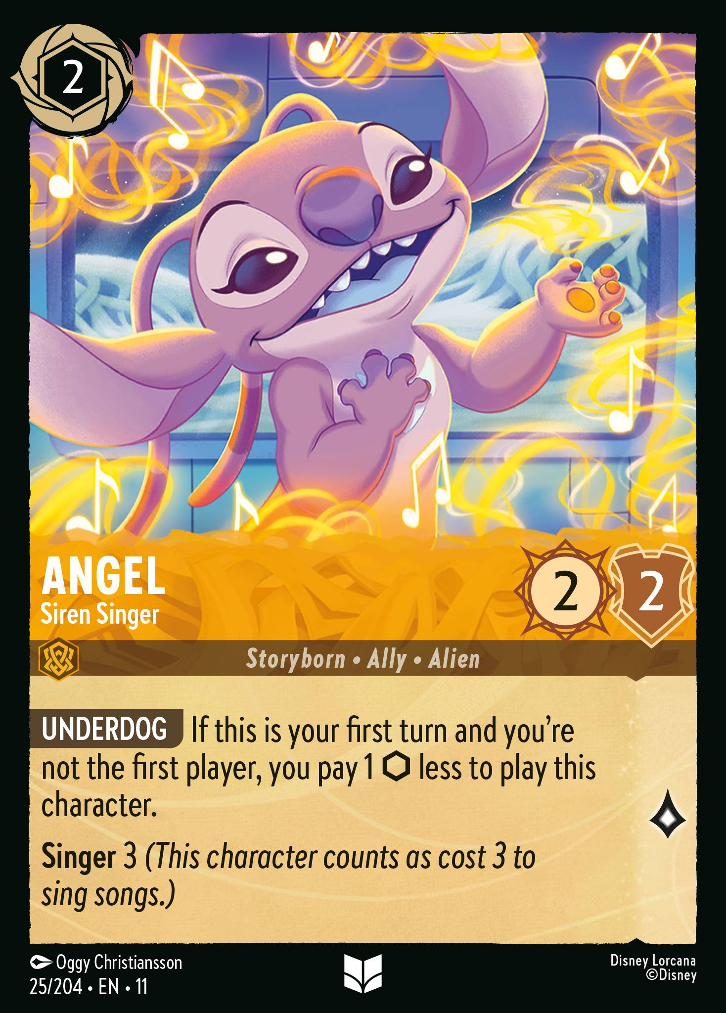 Angel - Siren Singer (025/204 - Winterspell)  Common