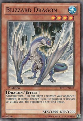 Blizzard Dragon (Starfoil) (BP01-EN147) Starfoil Rare - Near Mint 1st Edition