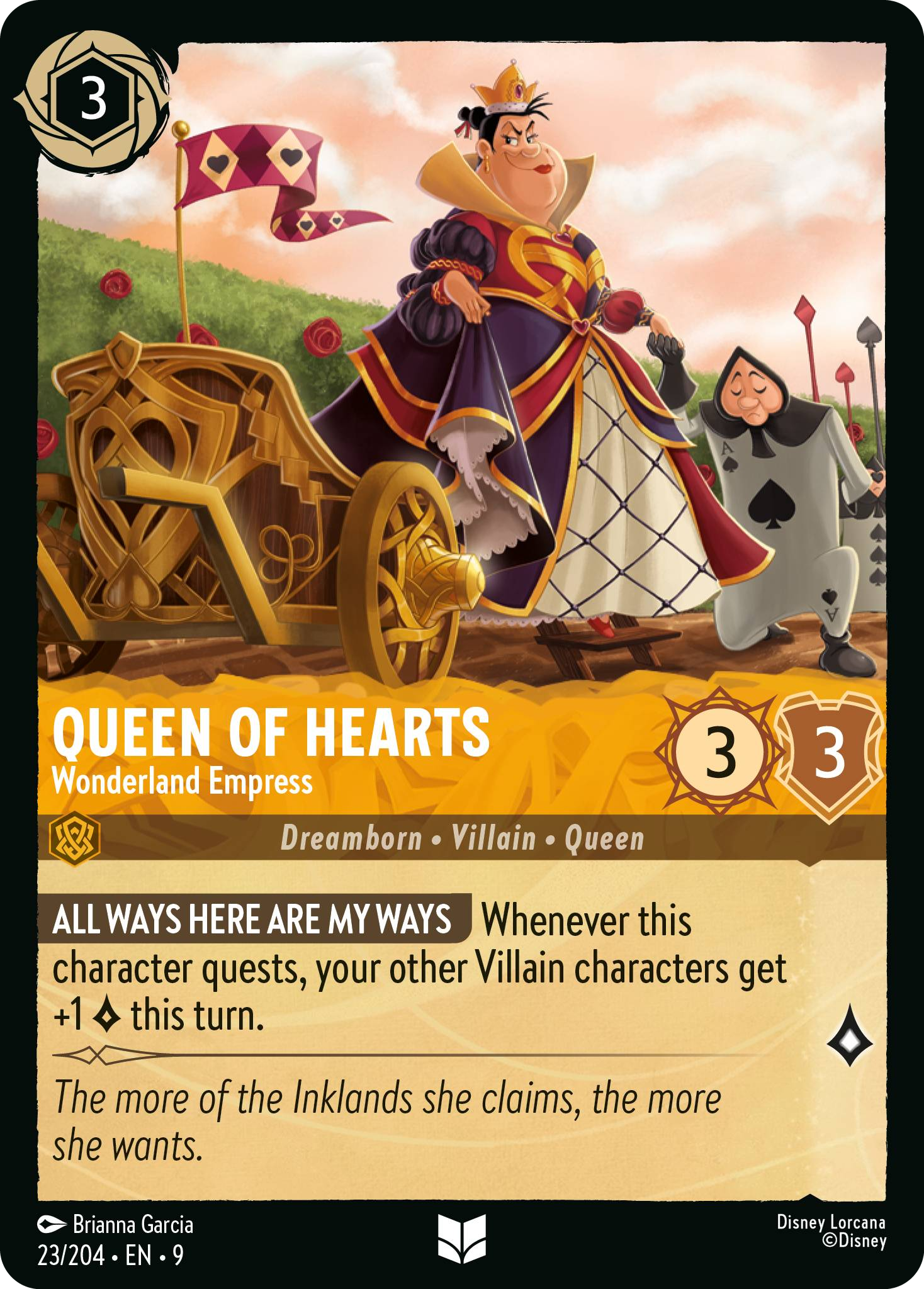 Queen of Hearts - Wonderland Empress (Fabled - 023/204)  Uncommon