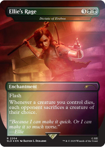 Ellie's Rage [Dictate of Erebos] [ #2204 ] (SLD-R-FOIL)
