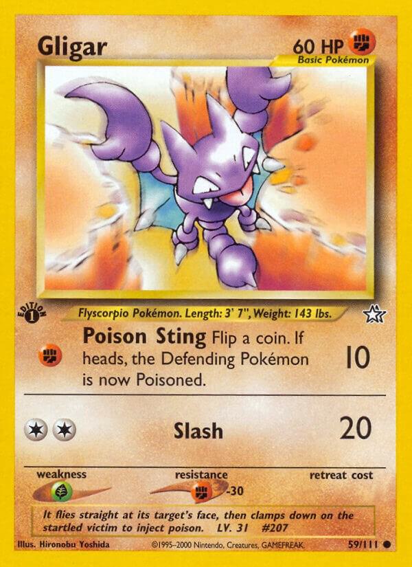 Gligar - 059/111 (N1) Common Normal Near Mint Unlimited