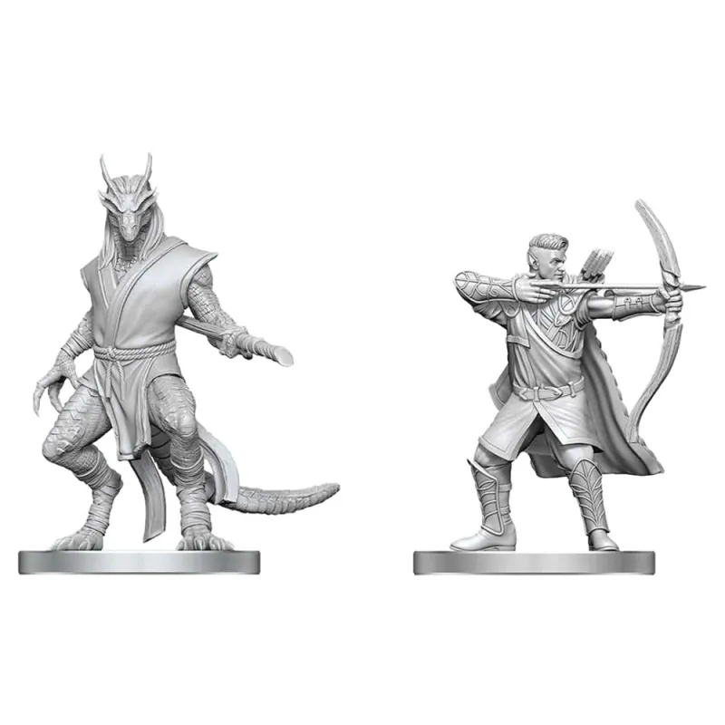 D&D: Nolzur's Marvelous Miniatures - Elf Ranger & Dragonborn Monk (90888)
