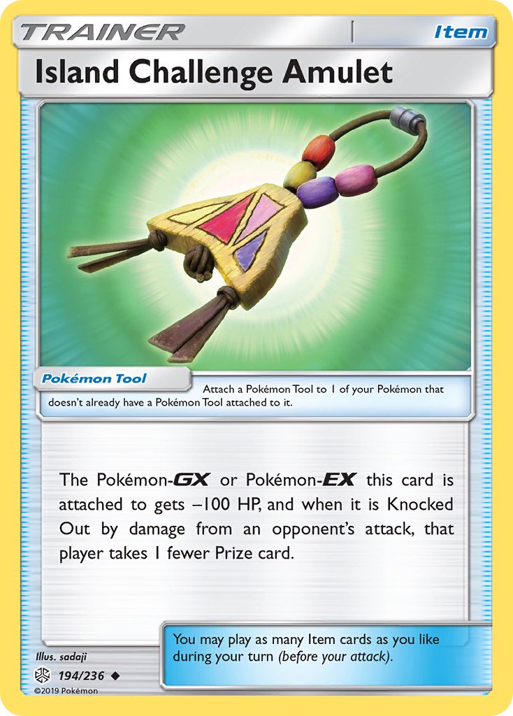 Island Challenge Amulet - 194/236 (CEC) Uncommon - Near Mint