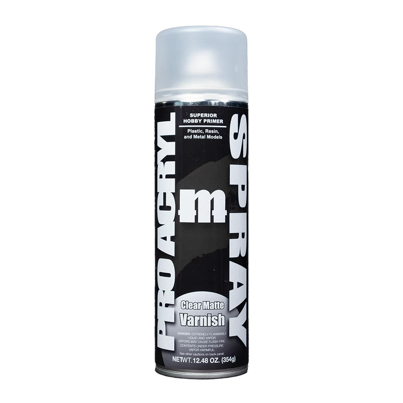 Monument Hobbies: PRO Acryl Spray - V01 Clear Matte Primer (120mL)