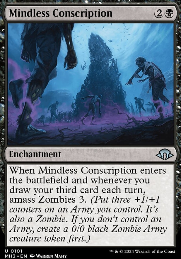 Mindless Conscription [#0101] (MH3-U-FOIL)