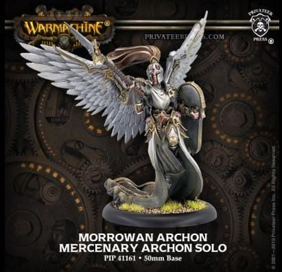 Warmachine: Mercenaries - Morrowan: Archon, Solo (Metal / Resin)