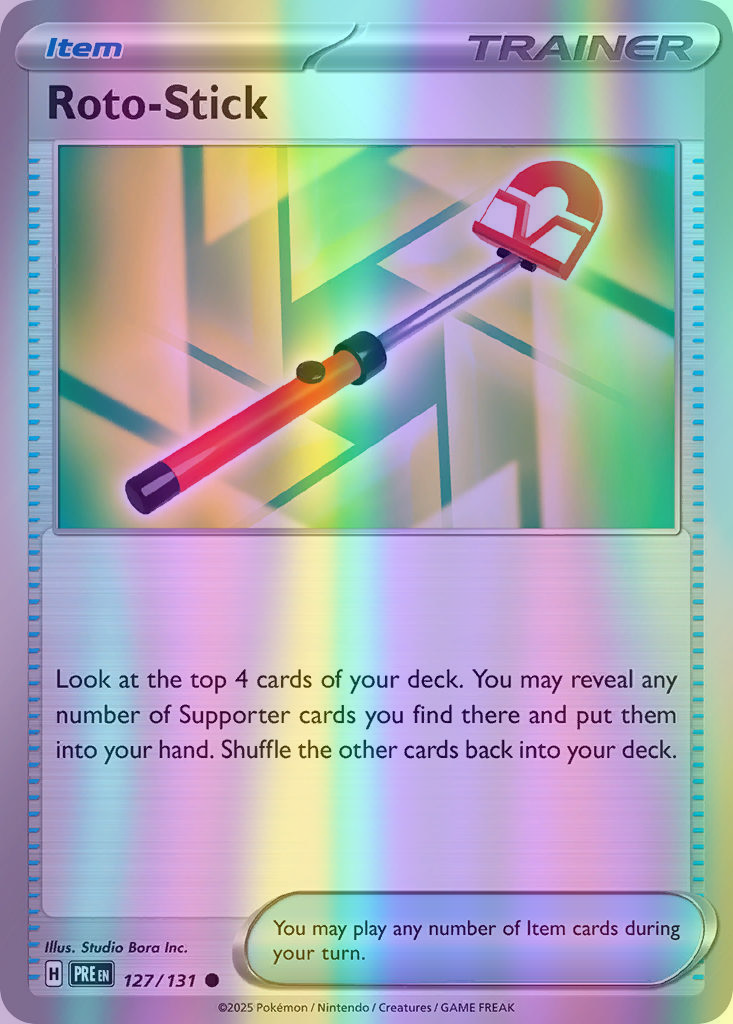 Roto-Stick - 127/131 (PRE) Common - Near Mint Reverse Holofoil