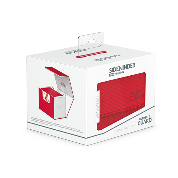 Ultimate Guard: Deck Case - Sidewinder 100+ Synergy - Red/White