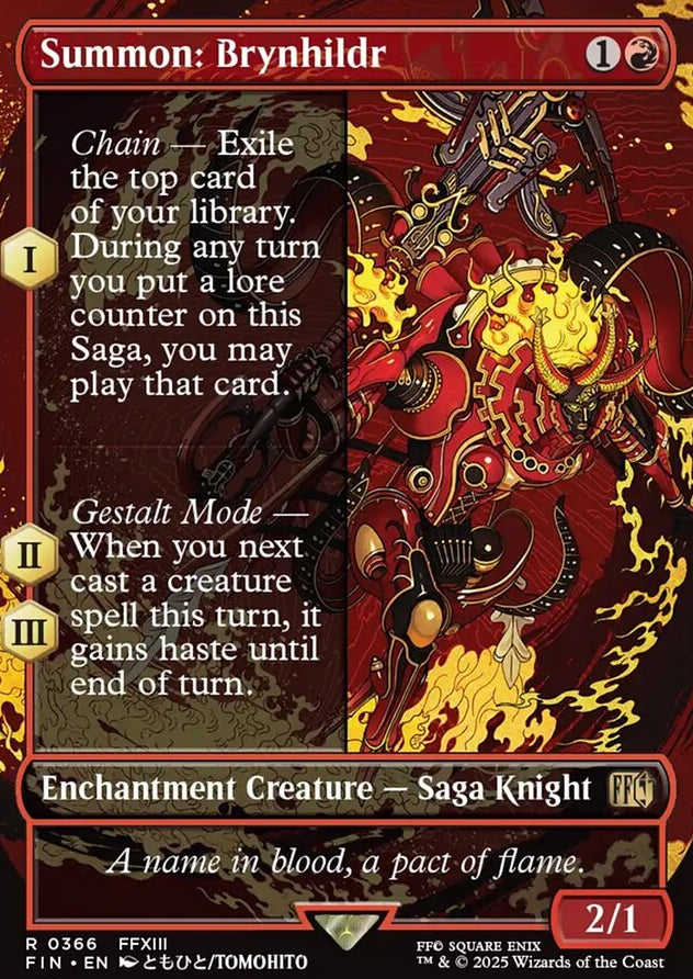 Summon: Brynhildr [ #0366 Borderless Alternate Art ] (FIN-R)