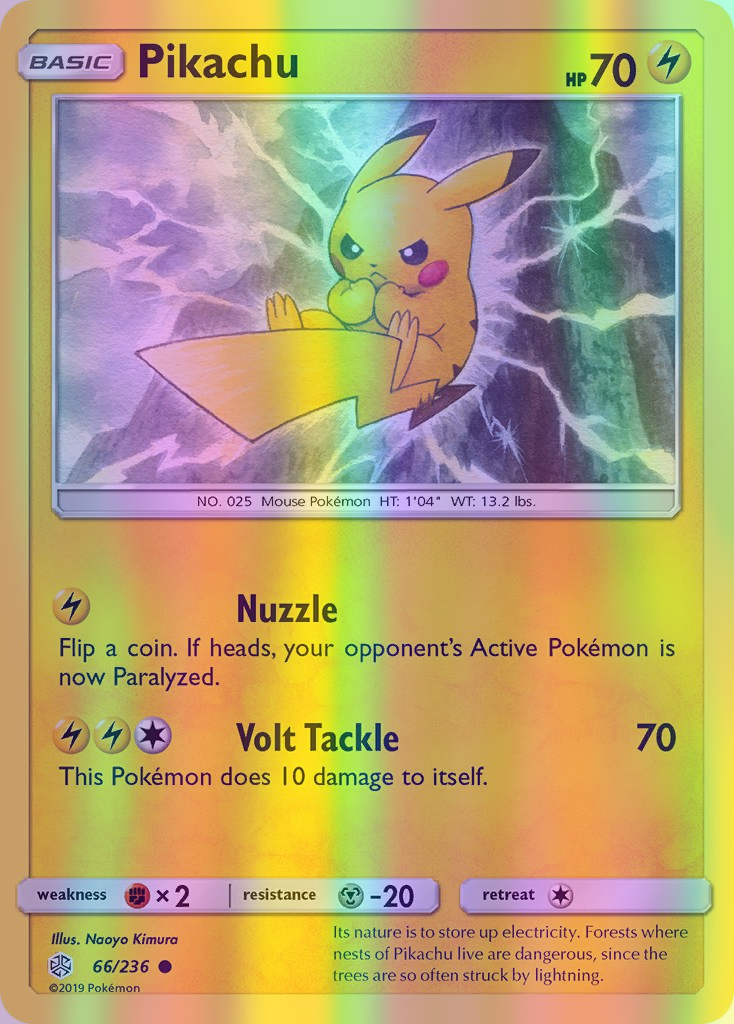 Pikachu - 066/236 (CEC) Common - Near Mint Reverse Holofoil