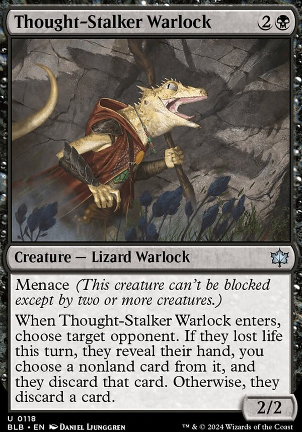 Thought-Stalker Warlock [#0118] (BLB-U-FOIL)