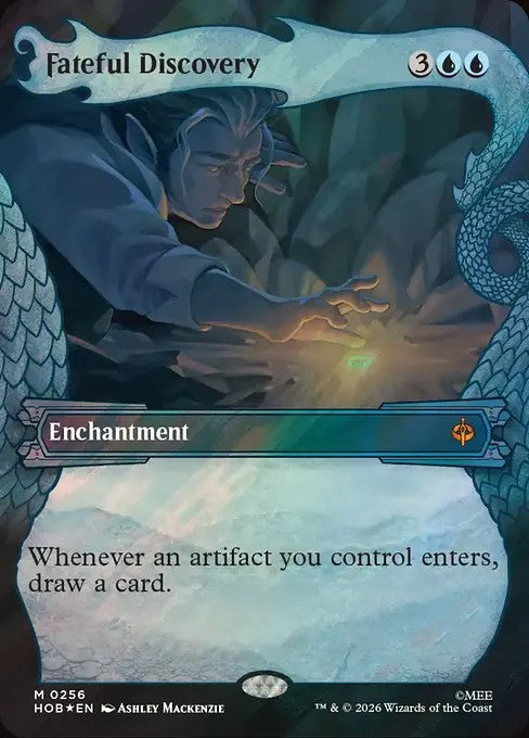 Fateful Discovery [ #0256 Showcase Dragon Hoard Frame Surge Foil ] (HOB-M)