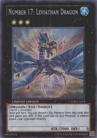 Number 17: Leviathan Dragon (CT08-EN001) Secret Rare - Light Played Limited Edition