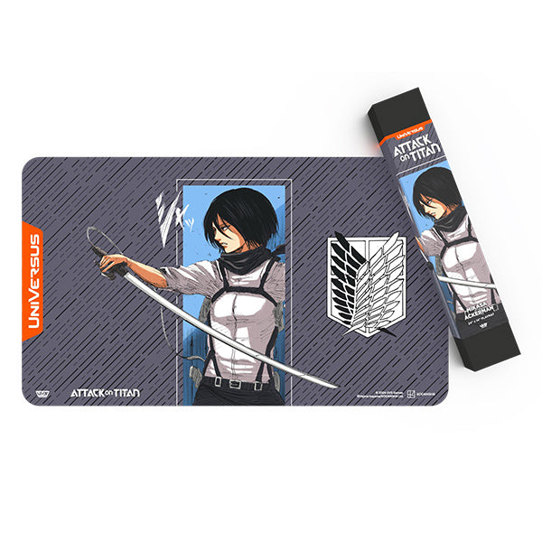 UniVersus: Playmat - Attack on Titan Battle for Humanity: Mikasa Ackerman