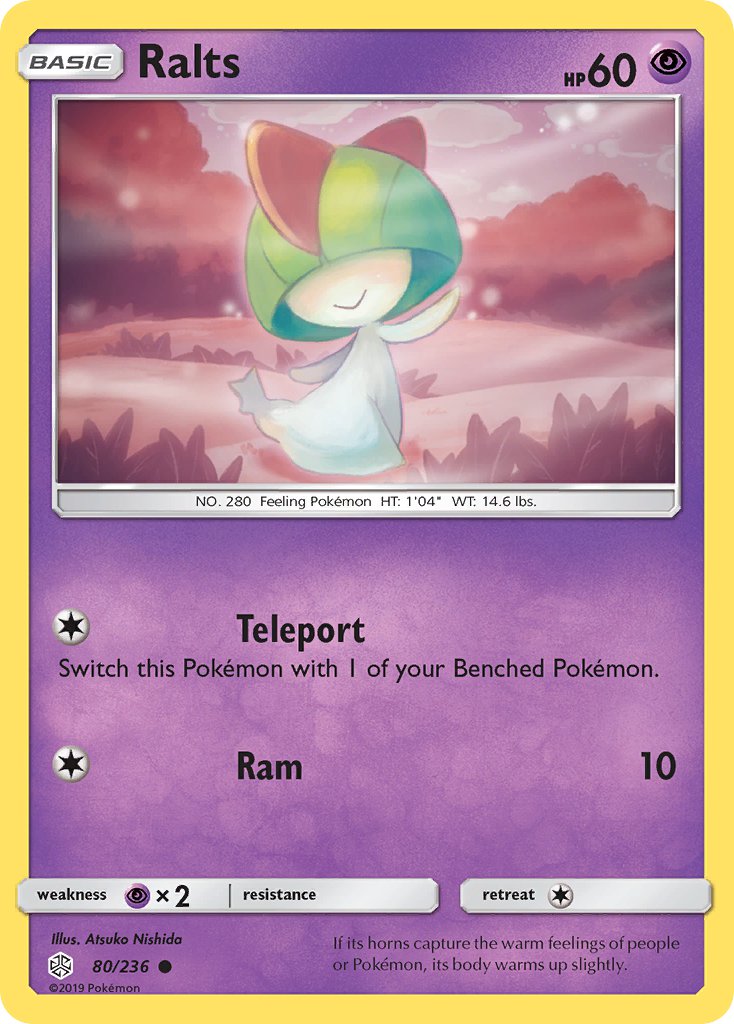 Ralts - 080/236 (CEC) Common - Near Mint