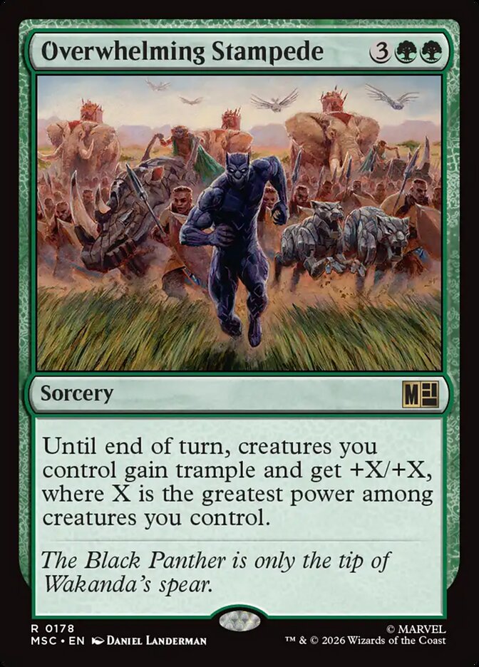 Overwhelming Stampede [ #0178 Surge Foil ] (MSC-R)