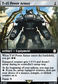 T-45 Power Armor [#0437 Extended Art] (PIP-R-FOIL)