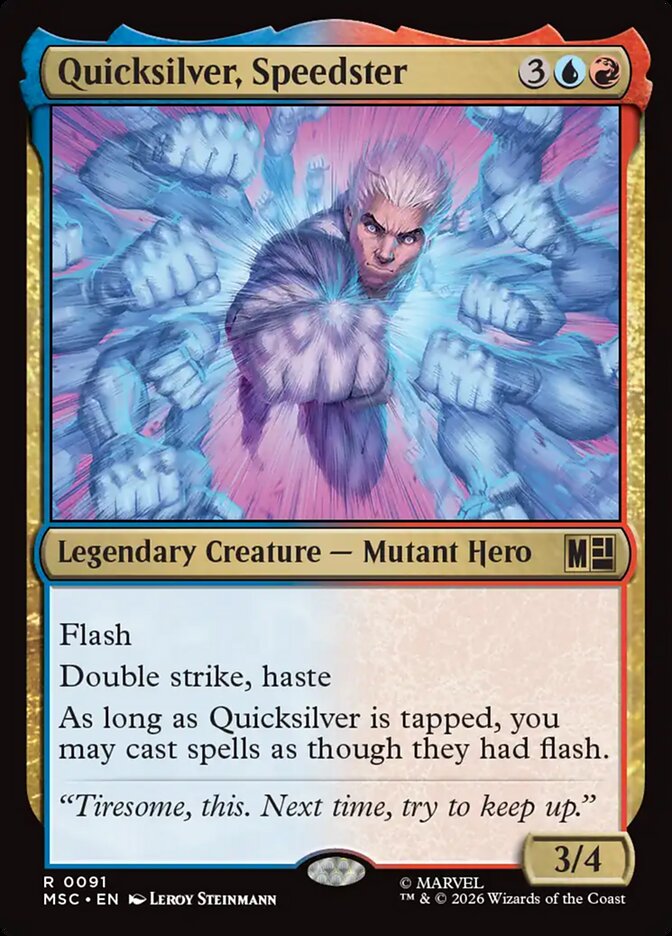Quicksilver, Speedster [ #0091 Surge Foil ] (MSC-R)
