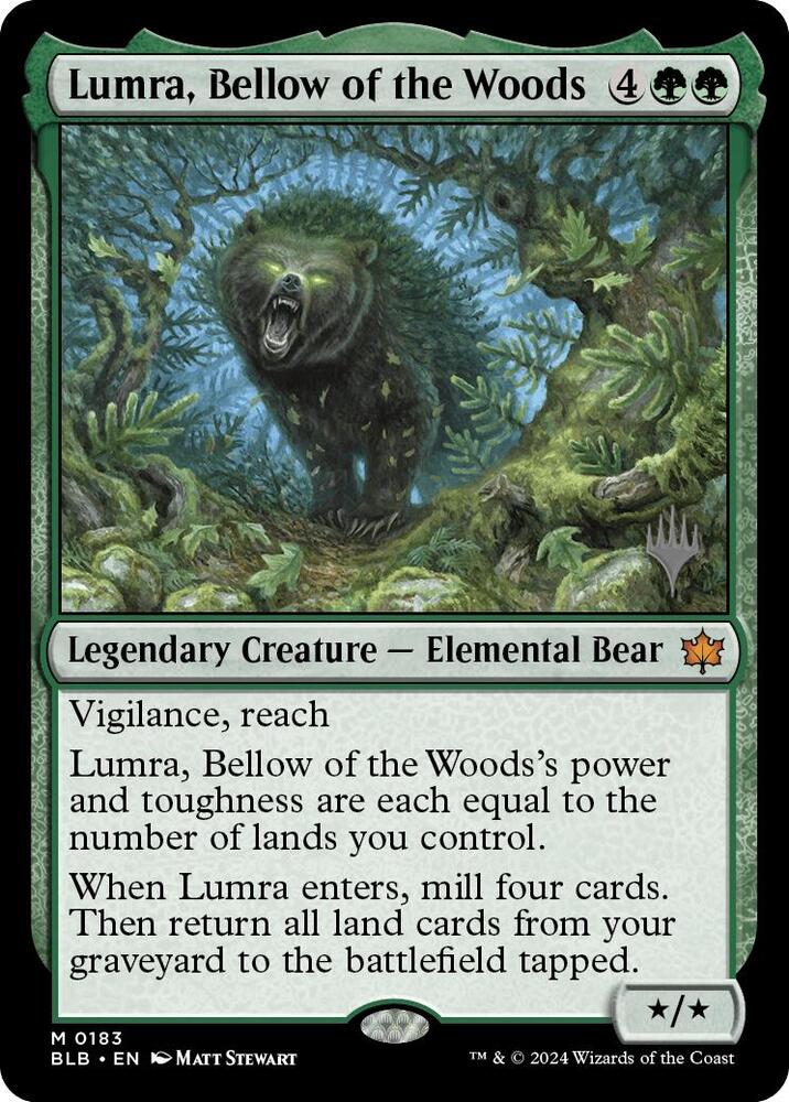 Lumra, Bellow of the Woods [#0183] (BLB-M-PP-FOIL)