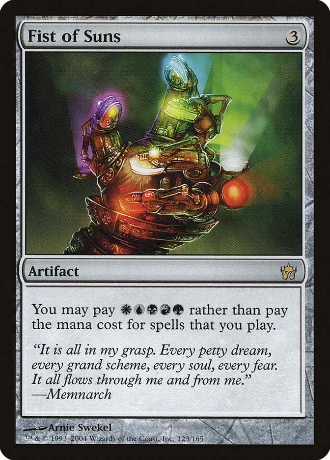 Fist of Suns (5DN-R-FOIL) Light Play