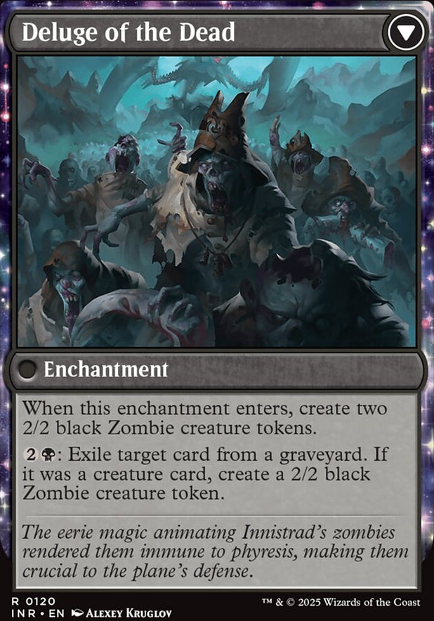 Invasion of Innistrad // Deluge of the Dead [ #0120 ] (INR-R-FOIL)