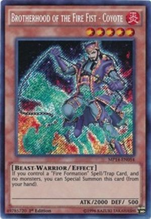 Brotherhood of the Fire Fist - Coyote (MP14-EN054) 1st Edition Near Mint