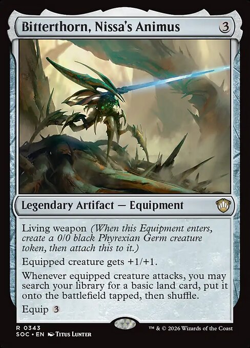 Bitterthorn, Nissa's Animus [ #0343 ] (SOC-R)